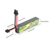 BETAFPV LAVA II 2S 580mAh 95C Акумулятор XT30