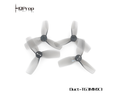 HQProp Duct-T63MMX3 Light Grey (2CW + 2CCW) -Полікарбонат