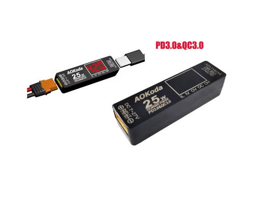 Зарядний пристрій адаптер AOKoda QC3.0 XT60 to USB 25W